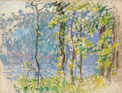 Paisagem em Villez de Claude Monet