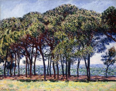 Pinheiros, Cap d "Antibes, 1888 de Claude Monet