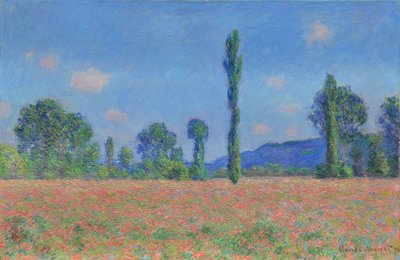 Campo de papoilas (Giverny) de Claude Monet