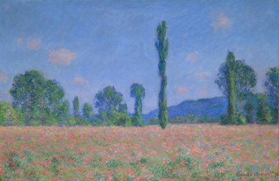 Poppy Field Giverny, 189091. de Claude Monet