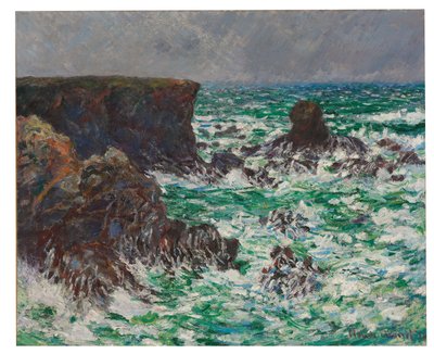 Port-Coton: O Leão, 1886 de Claude Monet