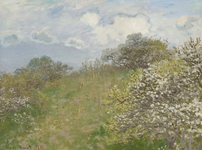 Printemps Primavera, 1873. de Claude Monet