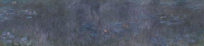 Reflexos de árvores de Claude Monet