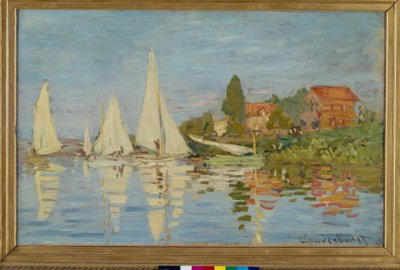 Regatas em Argenteuil de Claude Monet