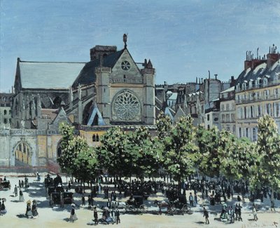 Saint-Germain lAuxerrois, 1867 de Claude Monet