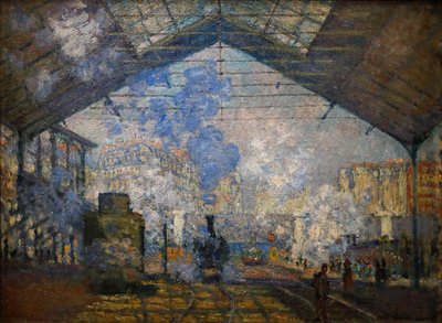 Estação de Saint-Lazare de Claude Monet