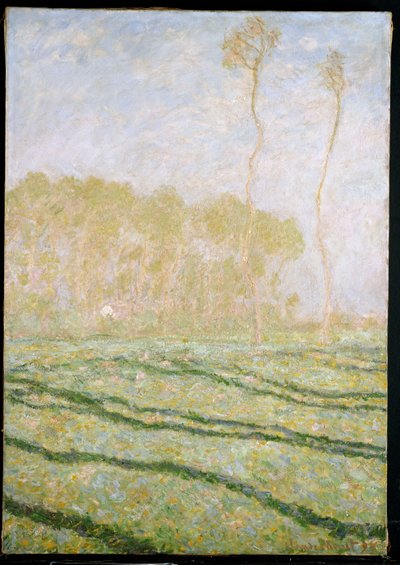 Campo de primavera em Giverny, 1894 de Claude Monet