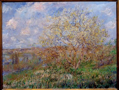 Spring Painting by Claude Monet (1840-1926) 1882 Dim. 0,60 x 0,79 m Lyon, Musee des Beaux Arts de Claude Monet
