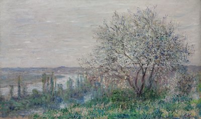 Clima de primavera em Vétheuil, 1880 de Claude Monet