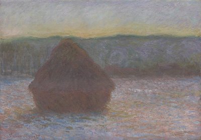 Pilha de trigo de Claude Monet