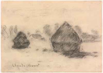 Pilhas de trigo de Claude Monet
