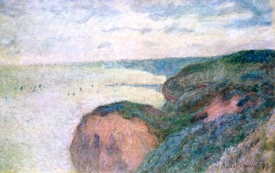 Penhascos íngremes perto de Dieppe, 1897 de Claude Monet