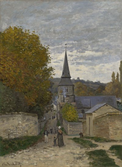 Rua em Sainte-Adresse, 1867 de Claude Monet