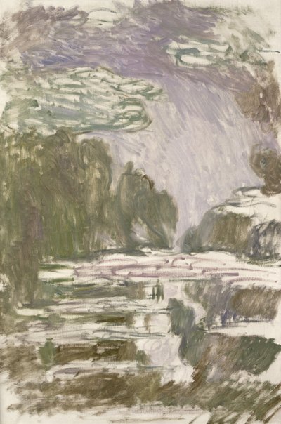 Estudo para os nenúfares, 1907 de Claude Monet