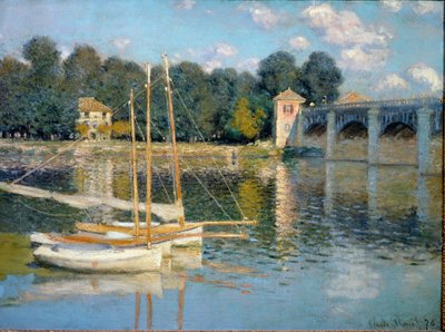 A Ponte Argenteuil (Óleo sobre tela de Claude Monet