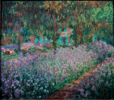 O jardim do artista em Giverny de Claude Monet