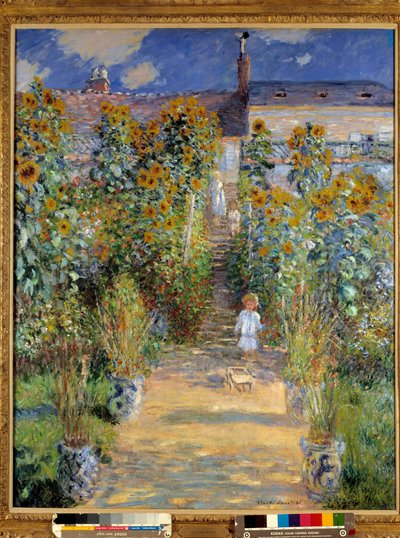O Jardim do Artista em Vetheuil de Claude Monet