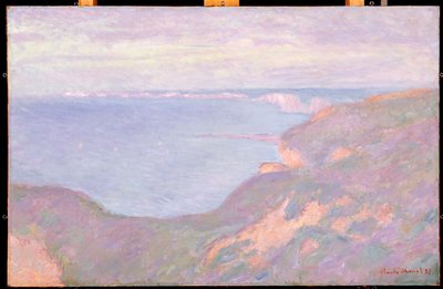 Os penhascos perto de Dieppe, 1897 de Claude Monet