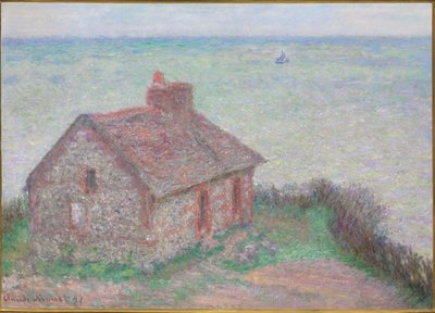 A Alfândega, Efeito Rosa, 1897 de Claude Monet