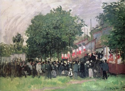 14 de julho de Claude Monet