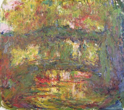 A ponte japonesa em Giverny de Claude Monet