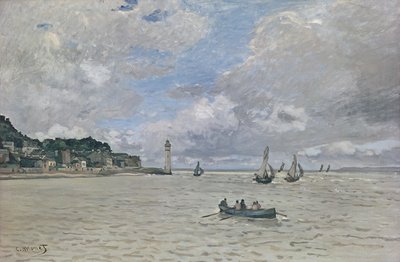 O farol do hospício (Honfleur), 1864 de Claude Monet