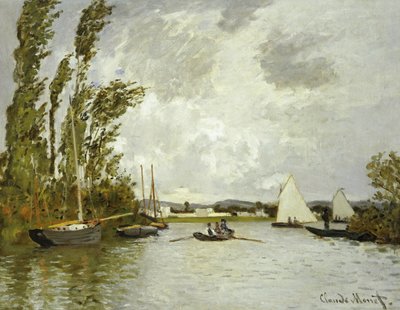 O pequeno ramo do Sena em Argenteuil de Claude Monet
