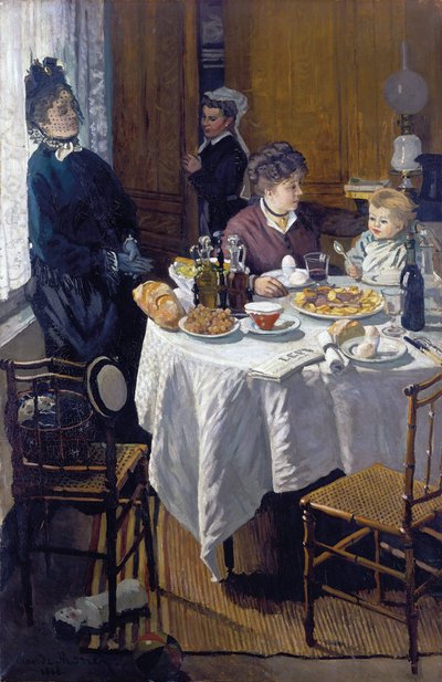 O almoço de Claude Monet