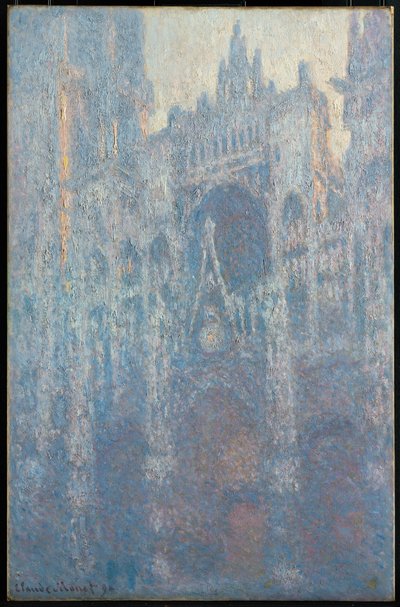 O portal da Catedral de Rouen na luz da manhã de Claude Monet