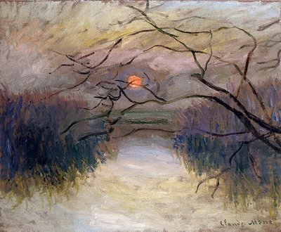 O Sena em Vetheuil (óleo sobre tela) de Claude Monet
