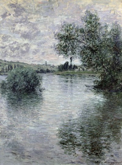 O Sena em Vetheuil de Claude Monet