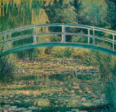 A lagoa do lírio d&39;água, 1899 de Claude Monet