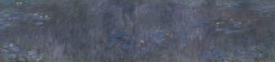 Os nenúfares - reflexões de árvores, 1914-1926 de Claude Monet