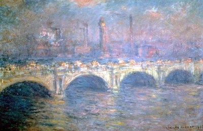 A ponte de Waterloo, Londres, 1903 de Claude Monet