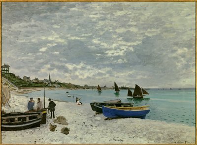 A praia de Sainte Adresse de Claude Monet