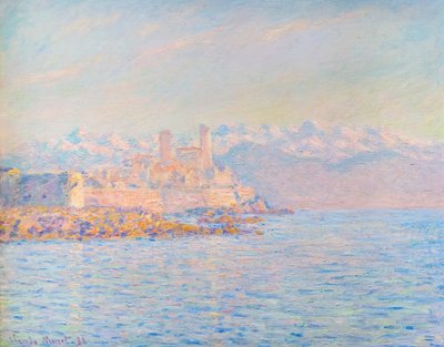 O velho forte em Antibes de Claude Monet