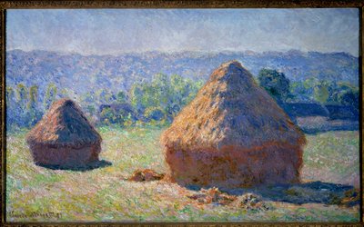 The wheels, final do verão na Giverny Painting by Claude Monet (1840-1926) 1891 Dim. 0,6x1 m Paris, musee d