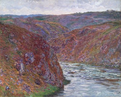 Vale do Creuse (dia cinzento) de Claude Monet