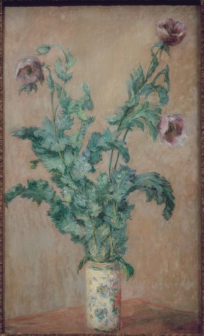 Vaso com papoulas de Claude Monet