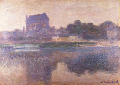 Igreja de Vernon no nevoeiro, 1893 de Claude Monet