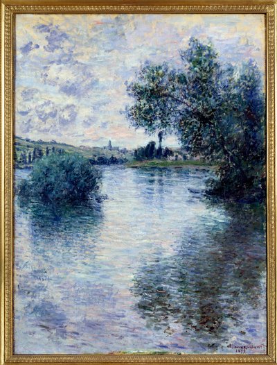 Pintura Vetheuil de Claude Monet (1840-1926) 1879 Sol. 0,8x0,6 m Rouen, museume des Beaux Arts de Claude Monet