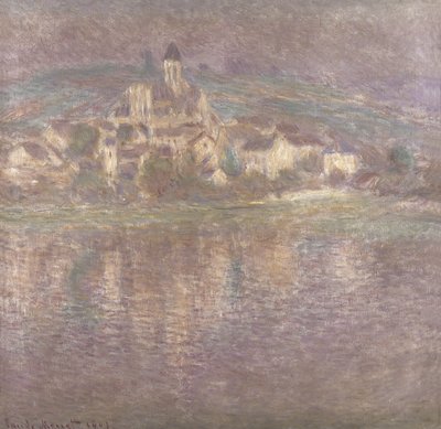 Vetheuil, pôr do sol, 1901 de Claude Monet