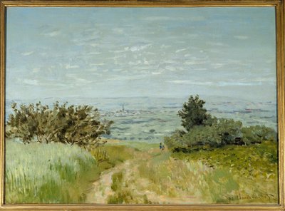 Vista da planície até Argenteuil, encostas de Sannois em 1872. Pintura de Claude Monet (1840-1926) de Claude Monet