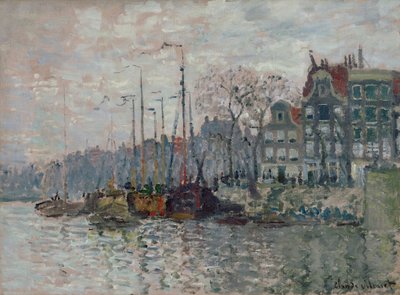 Vista de Amesterdão de Claude Monet