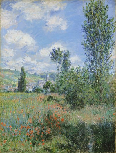 Vista de Vétheuil de Claude Monet