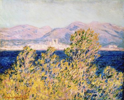 Vista do Cap d "Antibes com o sopro Mistral, 1888 de Claude Monet