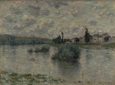 Vista do Sena, Lavacourt, 1880 de Claude Monet