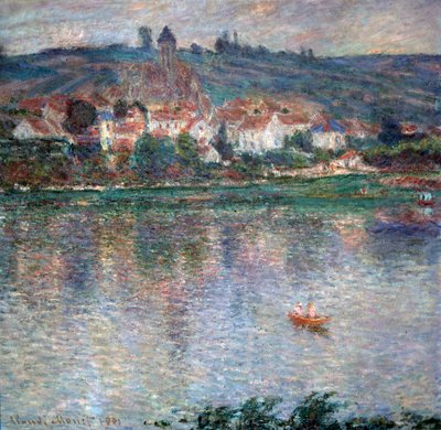 Village Vétheuil, 1901 de Claude Monet