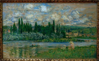 Vue de Vetheuil (vista de Vetheuil sur Seine) de Claude Monet