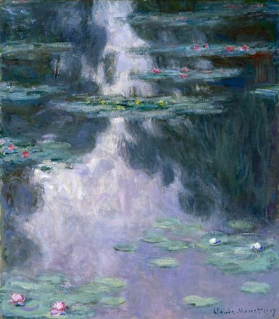 Nenúfares (Nympheas) 1907 (óleo sobre tela) de Claude Monet